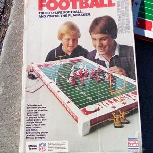 Electric Football Game - Red and Green Vintage 70s